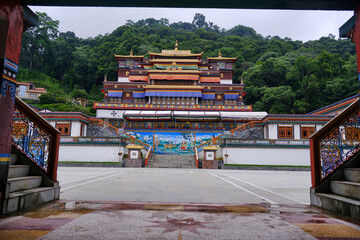 17 June 2022, Gangtok, Sikkim, Ranka (Lingdum or Pal Zurmang Kagyud), Golden Temple, Monastery in Gangtok.