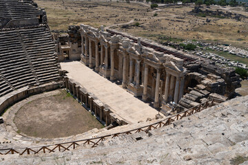 Hierapolis Ancient City, Pamukkale Denizli, Turkey