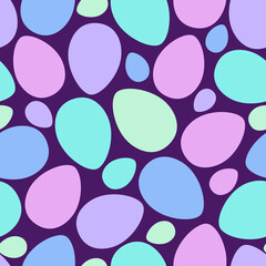 Easter egg seamless pattern modern color style for printing on promotion, banner, greeting card, fabric, scrapbooking, decoration, gift wrap, sale, party poster, stamp, label. 10 eps