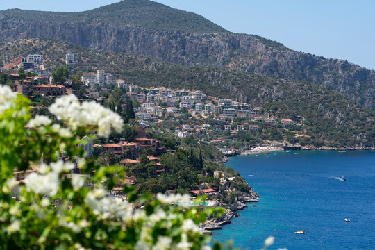 Summer Season in the Kalkan City Photo, Kalkan Kas, Mediterranean Sea Antalya, Turkey