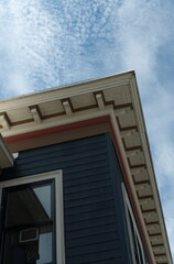 Exterior details of old building in historical district of Snohomish - 1