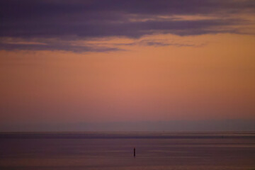 沖縄県宮古島　夏の夕景