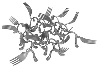 Fork Animals Tangled Bunch