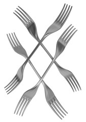 Fork Diamond Shape Crossing