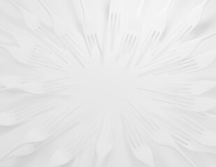 Forks Border Screen Background White