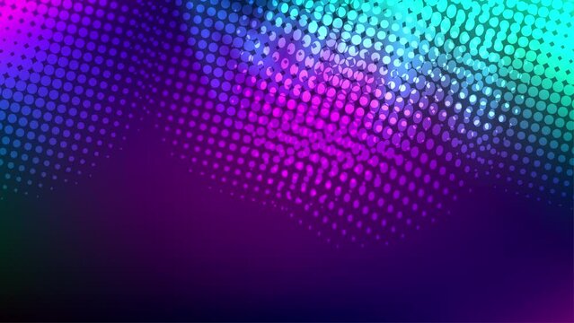 Abstract creative halftone motion background. Video animation Ultra HD 4k footage.