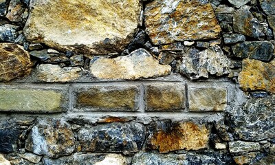 Abstract background with lot of various shape peeble stones. 