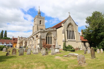 Fototapeta na wymiar The Church of St Mary, Boxford, Suffolk, UK
