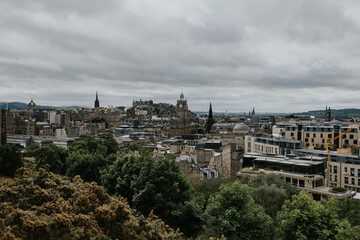 Fototapeta na wymiar Edinburgh vom Calton Hill