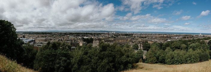 Edinburgh vom Calton Hill, Panorama