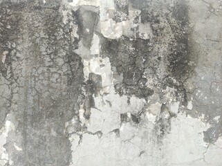 Wall fragment with scratches and cracks.vintage dirty exfoliating plaster Textured background...
