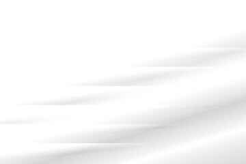 Abstract white and gray color, modern design background with geometric shape. Vector illustration.	