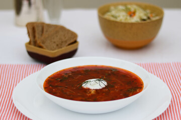 Borsch con Smetana (Cocina Ucraniana)