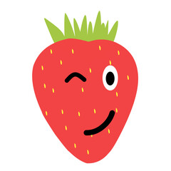 Strawberry emoticon
