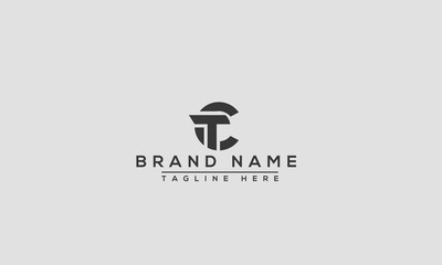 Logo design letter TC . Elegant modern. Vector template.