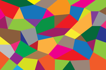 Abstract colorful rectangle shape, block pattern, mosaic. Vector illustration.
