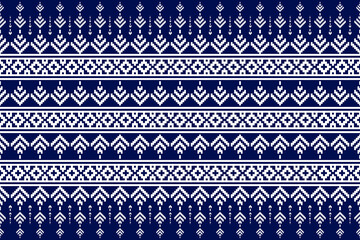 Fabric tribal pattern art Geometric ethnic seamless pattern. American, Mexican style. Design for background, wallpaper, illustration, fabric, clothing, carpet, textile, batik, embroidery.
