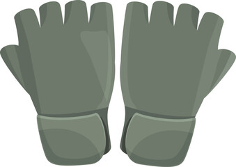 Pair gloves icon cartoon vector. Hand safety. Work protection