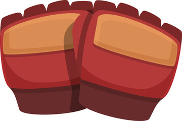 Fight gloves icon cartoon vector. Sport keeper. Hand protection
