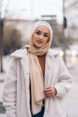 Pretty Muslim Woman Portrait