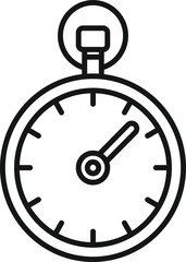 Gym sportwatch icon outline vector. Sport children