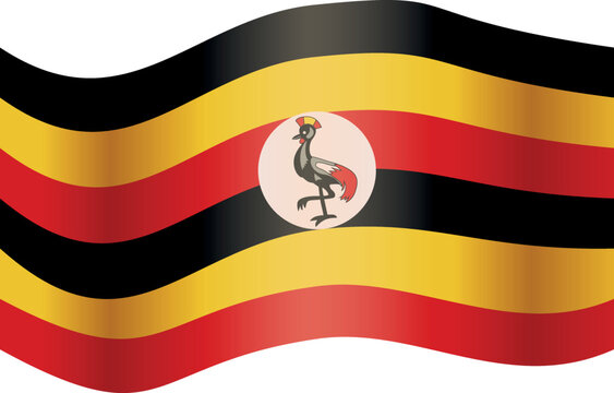 Freedom Uganda Icon Cartoon Vector. Independence Day. Heroes Stand