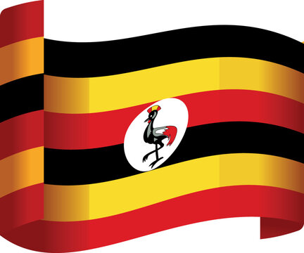 National Uganda Icon Cartoon Vector. Independence Day. Heroes Stand