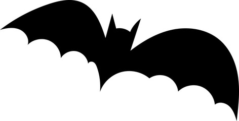 Happy Halloween Silhouette Vector Illustration Witch Devil Decoration