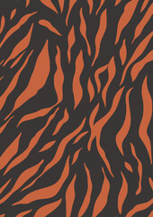 wild animal pattern design print 