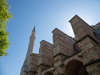 Fototapeta na wymiar Sultan Ahmed Mosque in city Istanbul