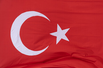 flag of Turkey as background