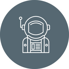 Obraz premium Astronaut Icon