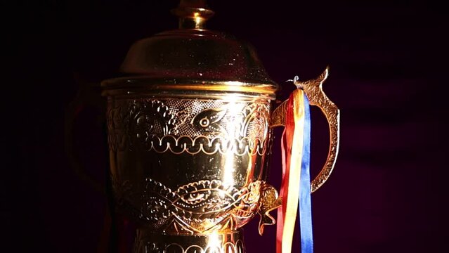 Sports trophy for winners and runners up