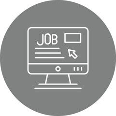 Online Job Icon