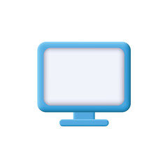 monitor 3d icon