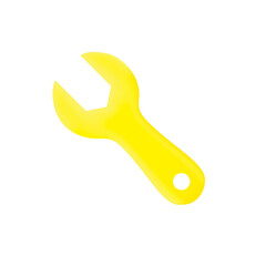 wrench isolated on white