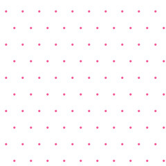 Pink polka dot seamless pattern for textile design background