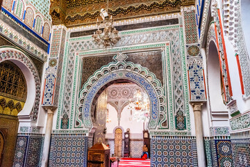 Zaouia Moulay driss in the medina of Fez