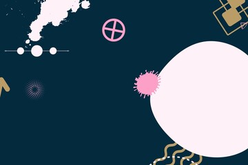 Fototapeta premium Geomeric colorful shapes. Modern business abstract cover design