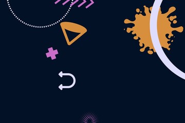 Geomeric colorful shapes. Modern business abstract cover design