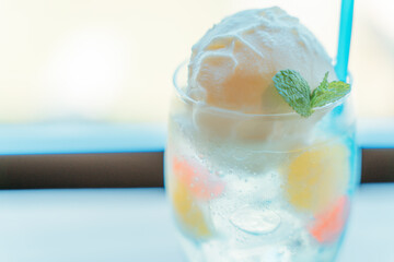 カラフルソーダフロート