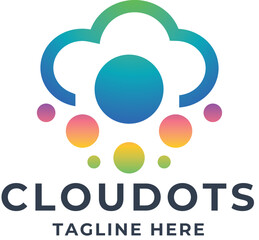 Cloud Dots Tech Logo