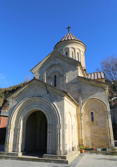 Fototapeta na wymiar Georgian Orthodox Church in Sarpi, Georgia