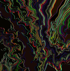 Dark fantasy neon effect marble textured slab pattern