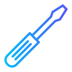 screw driver gradient icon