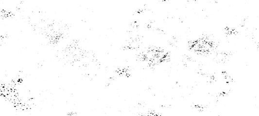 Monochrome texture composed of irregular graphic elements. Distressed uneven grunge background. Abstract vector illustration. Overlay for interesting effect and depth. Isolated on white background.
