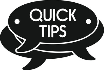 Quick suggestion icon simple vector. Advice idea