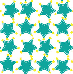 Doodle Style Abstract Sweet Stars Minimal Elegant Kid Pattern Seamless Design