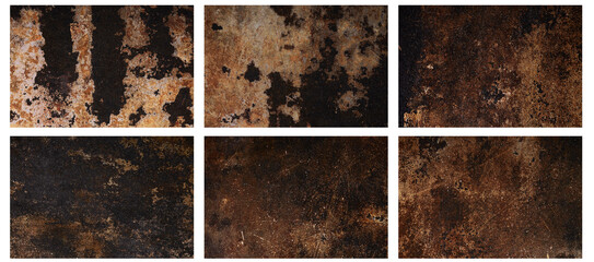 Grunge, Iron Rust,  grainy, monochrome template. Vector von overlay texture. Grain noise particles and spray grunge