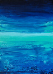 Abstract art painting about sea texture, background
